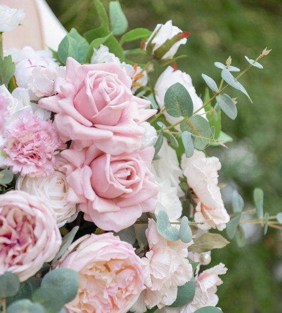 Hoa cưới tông hồng (M1)