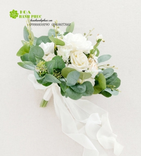 hoa cưới tông trắng (M3)