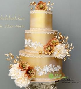 mô hình bánh kem trang trí đám cưới 